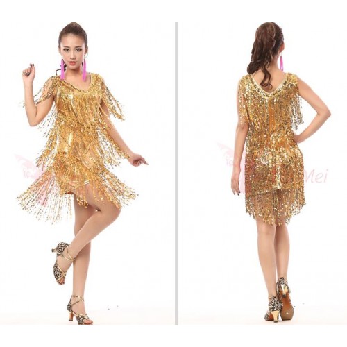 Latin dance dress Special offer latin dance dress women Latin dance costume latin salsa dresses fringe dress